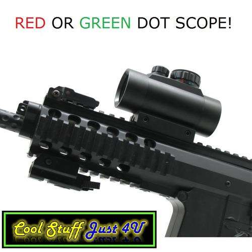 RED OR GREEN DOT 1 X 30 RD GUN / RIFLE MOUNT SCOPE!!!