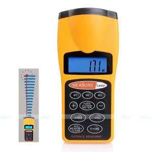 Ultrasonic Distance measure laser point