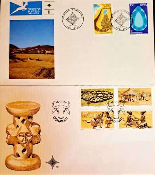 COLLECTORS SET OF S.W.A. FIRST DAY COVERS  .**UNCIRCELATED **