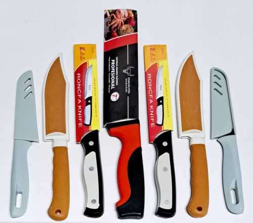 KITCHEN KNIFE  COMBO  7× KNIVES FOR ONE BID.