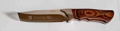 COLUMBIA HUNTING KNIFE STAINLESS STEEL OUTDOOR  SA65 &SHEATH (28CM) NEW? ??