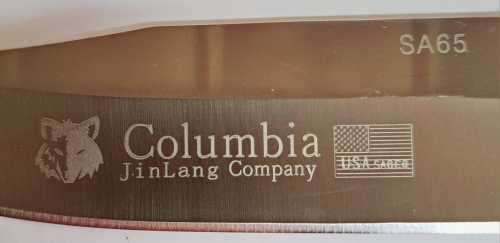 COLUMBIA HUNTING KNIFE STAINLESS STEEL OUTDOOR  SA65 &SHEATH (28CM) NEW? ??