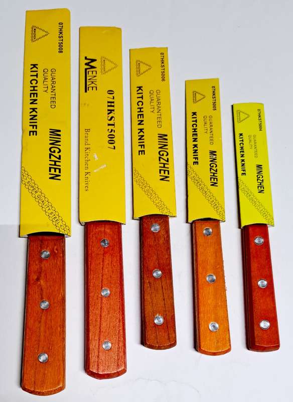KITCHEN KNIFE  COMBO  5× KNIVES FOR ONE BID. ?.