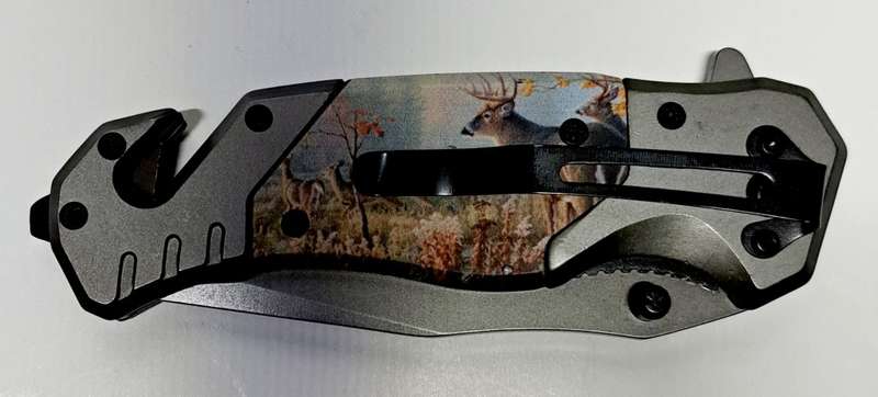 BROWNING X78 3D PRINT-HANDLE TACTICAL KNIFE  23CM  **STUNNING IETEM**