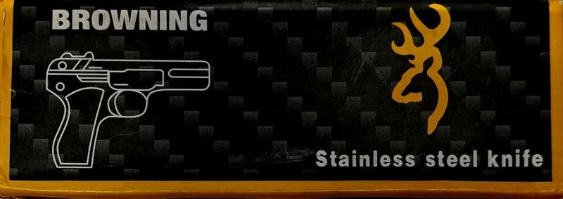 BROWNING X78 3D PRINT-HANDLE TACTICAL KNIFE  23CM  **STUNNING IETEM**