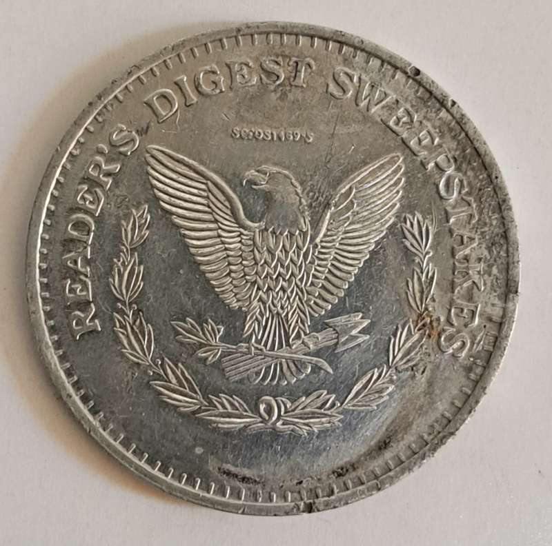 READERS DIGEST SWEEPSTAKES COIN/TOKEN  **SCARCE ** !!!!!