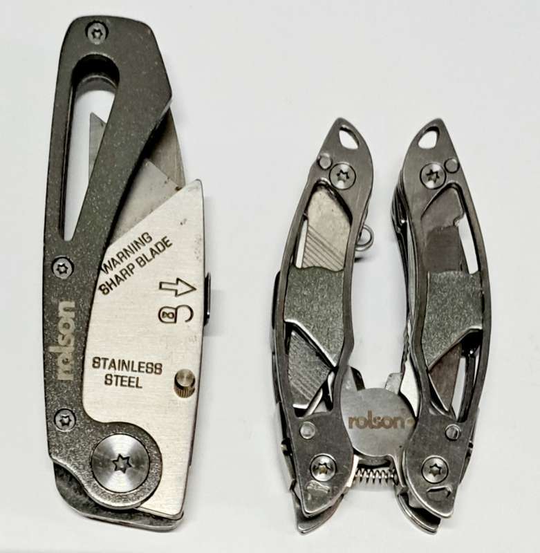 ROLSON MULTI TOOLS & KNIFES  2  IETEMS  !!!!!?