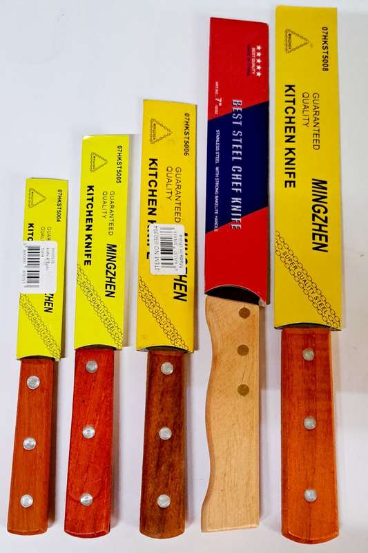 KITCHEN KNIFE  COMBO  5× KNIVES FOR ONE BID. ?.