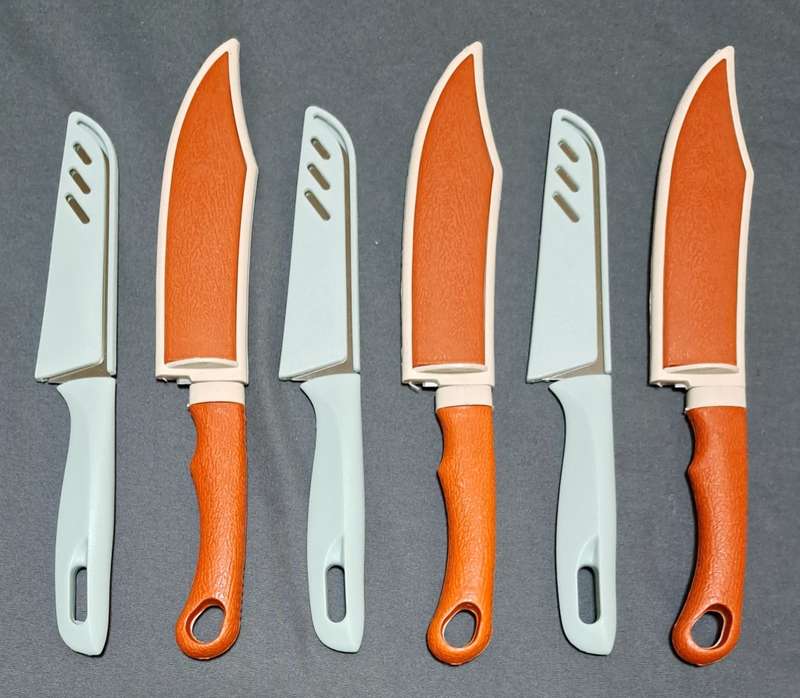 KITCHEN KNIFE  COMBO  6× KNIVES FOR ONE BID.  **NEW**