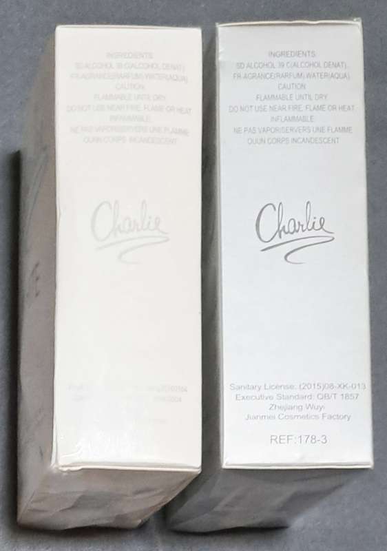 CHARLIE SILVER AND CHARLIE WHITE NATURAL SPRAY **PERFUME **