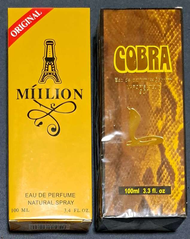 MIILION AND COBRA NATURAL SPRAY 2×100ML **PERFUME **.