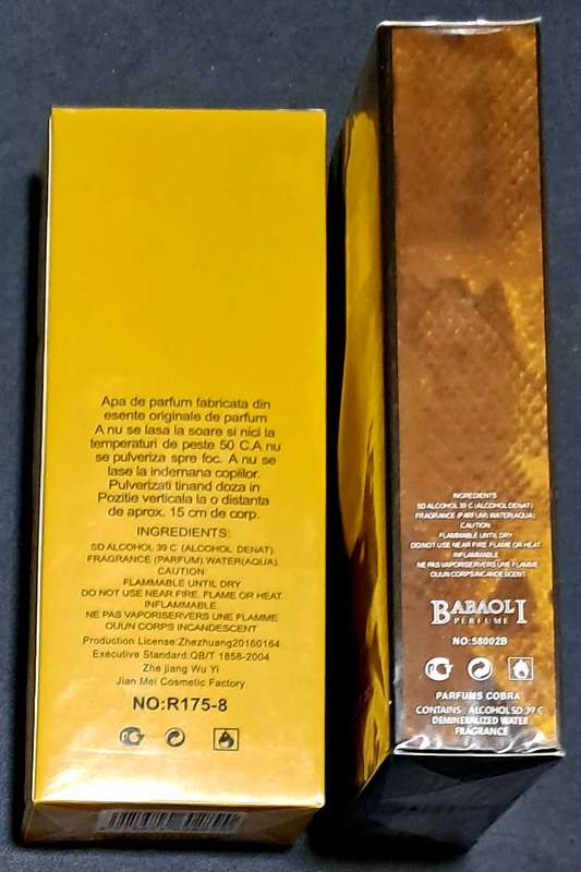 MIILION AND COBRA NATURAL SPRAY 2×100ML **PERFUME **.