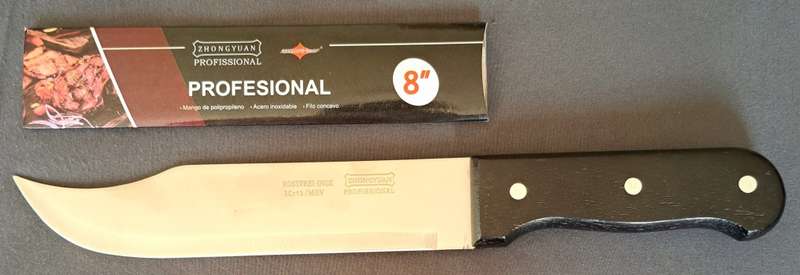 KITCHEN KNIFE BIG STEAK KNIFE *PROFESSIONAL 8* 33,5CM  STRONG .