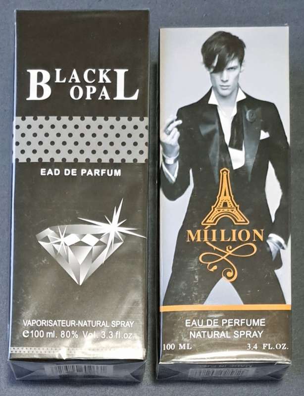 BLACK OPAL  & MIILION NATURAL SPRAY **PARFUM**SEALED **2×100ML**