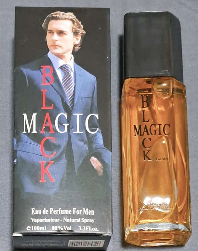 BLACK MAGIC NATURAL SPRAY 100ML FOR MEN *PERFUME* SEALED *NEW *