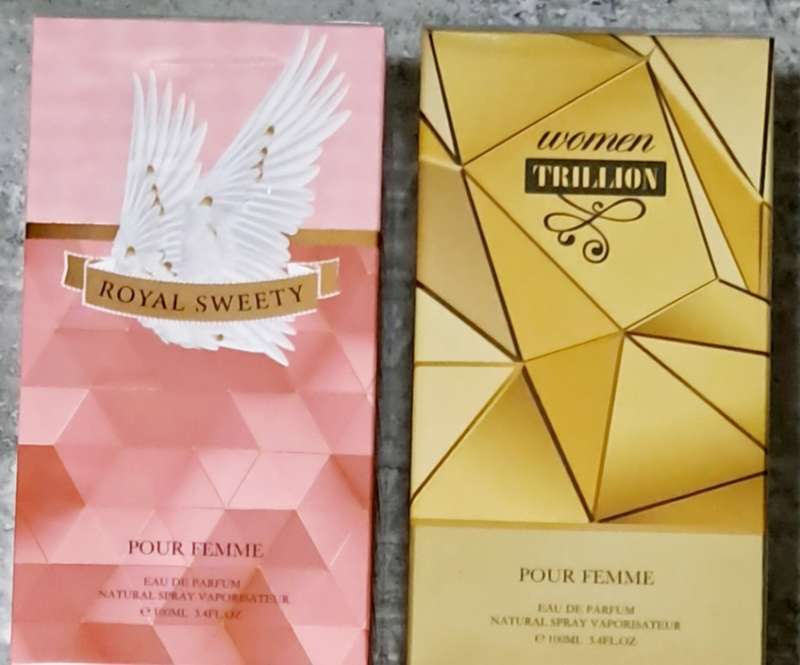**ROYAL SWEETY & WOMEN TRILLION** NATURAL SPRAY *PERFUME* *2×100ML NEW *