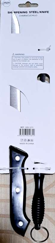 SHARPENING STEEL/KNIFE MATERIAL QUALITY INOX 2R13+PP SIZE: 30.5CM **NEW**