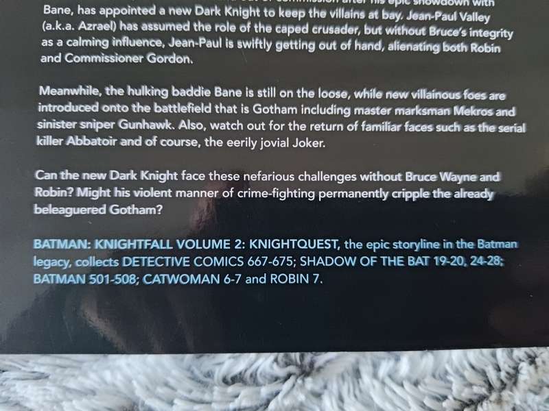 Batman Knightfall Vol 2