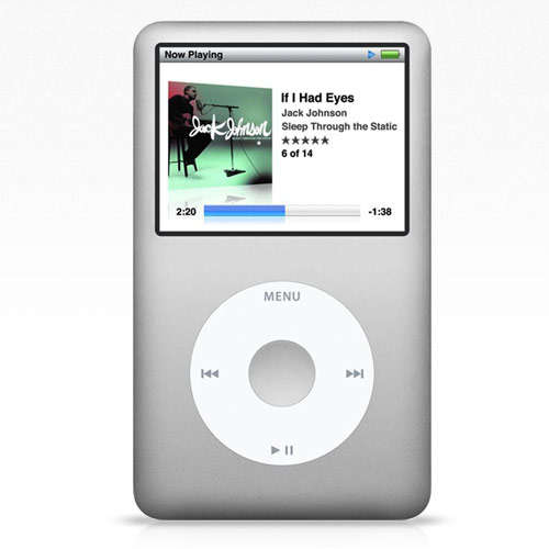 IPOD Classic 160GB Silver + JBL On Stage IV iPod Speaker Dock