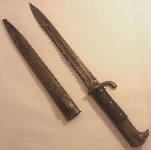 Extremely Rare Original 1906 Kaiserliche Schutztruppe German Imperial Bayonet