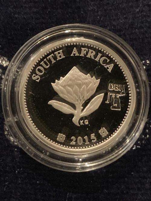 Tickey 2,5c - 2015 South Africa - Proof with DBN Flypress Mintmark