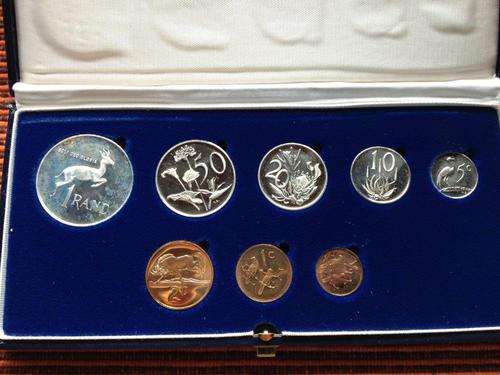 1983 South Africa Proof Set  *  Silver R1  *  S1R