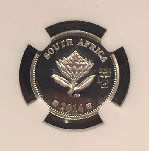 2014 - Silver 2.5C *** NGC PF69 - Durban Mint Mark - Flypress Tickey - RAFFLE