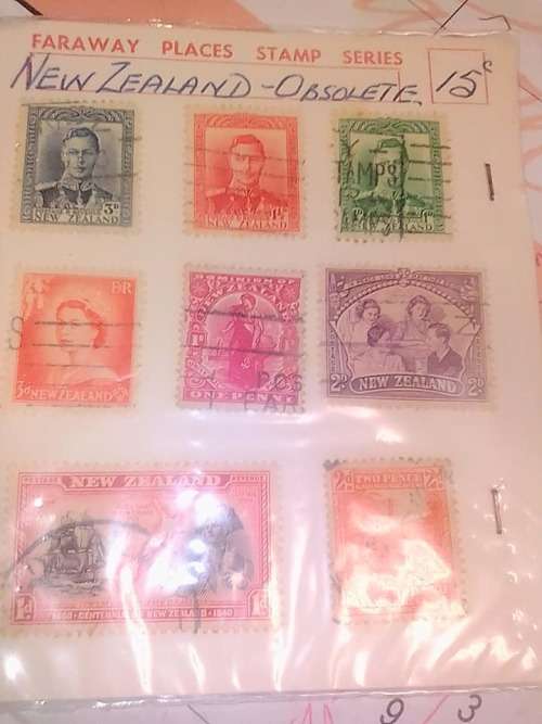 New Zealand Obsolete stamps, Gt Britain 6 Reigns, France Old Obsolete, United States, Hitler Issue,
