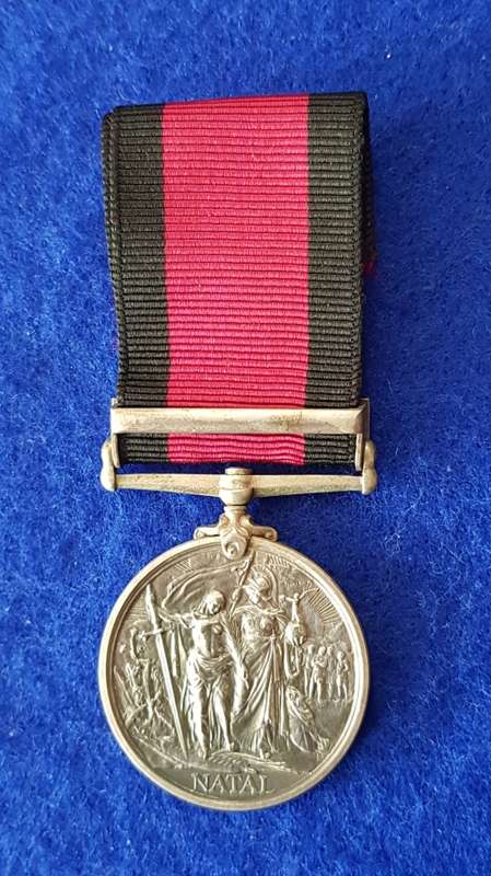 NATAL REBELLION MEDAL 1906 - Full Size Medal