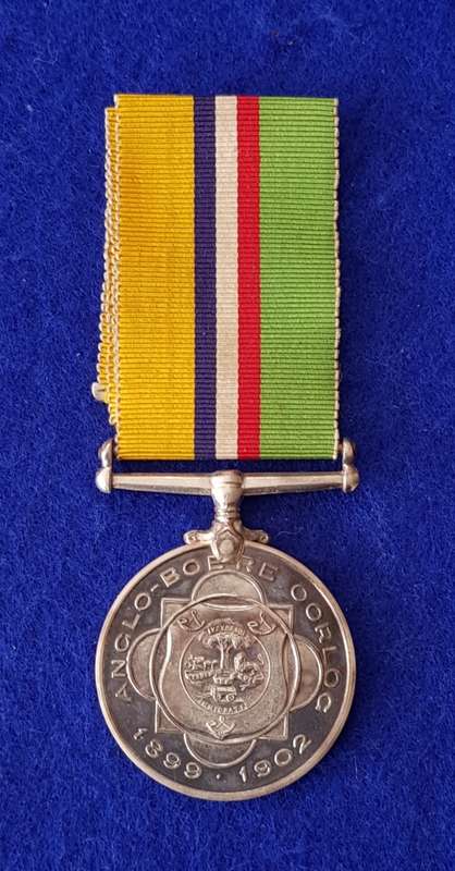 ANGLO BOER WAR - ABO MEDAL - BURGER J.A.ENSLIN - Full Size Medal
