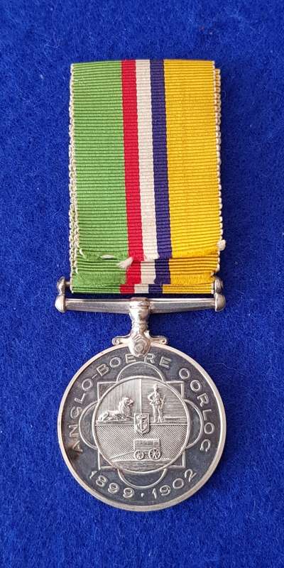 ANGLO BOER WAR - ABO MEDAL - BURGER J.A.ENSLIN - Full Size Medal