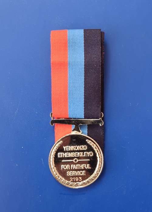 SA HOMELAINDS - TRANSKEI FAITHFUL SERVICE MEDAL - FULL SIZE