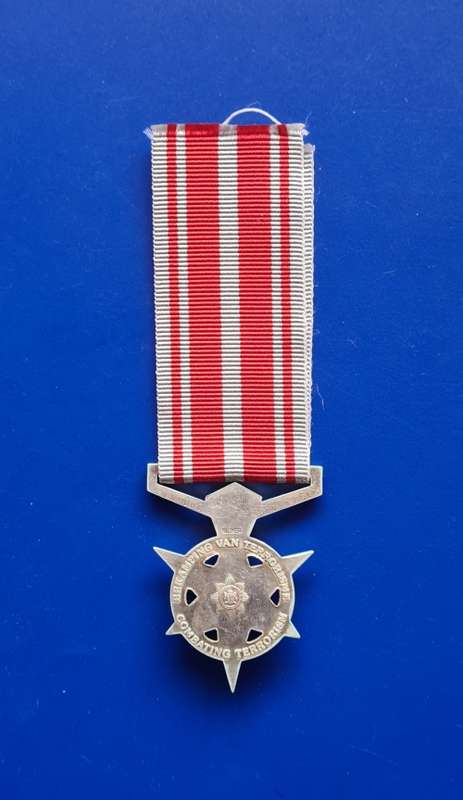 SAPS - MEDAL FOR COMBATING TERRORISM - FULL SIZE