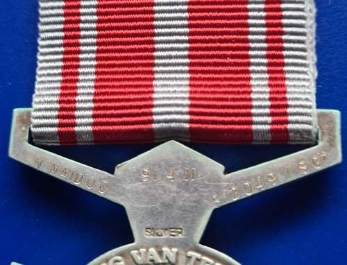 SAPS - MEDAL FOR COMBATING TERRORISM - FULL SIZE