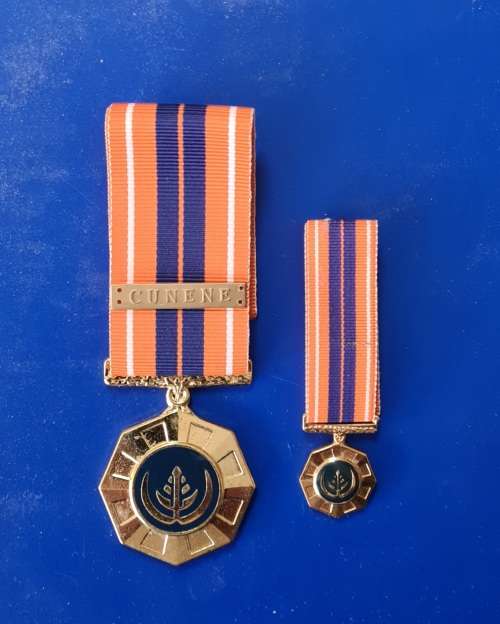 SADF - PRO-PATRIA MEDAL - FULL SIZE + MINIATURE