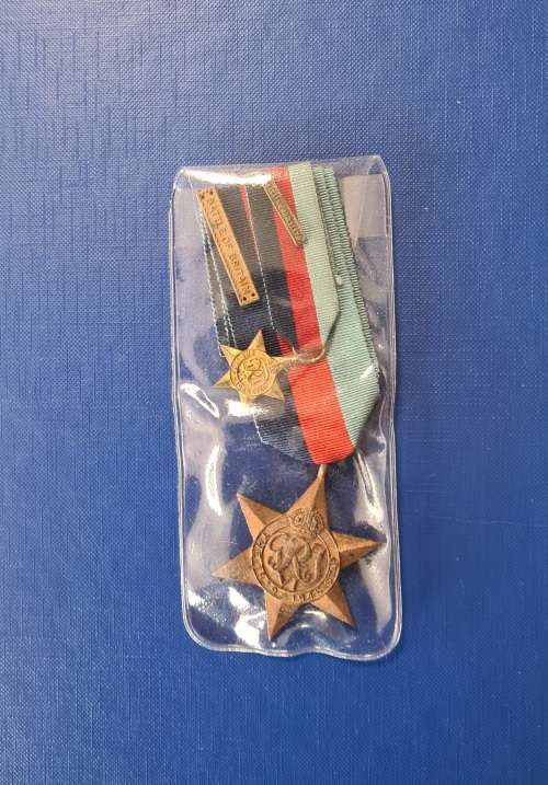 WW2 - 1939-45 STAR + BATTLE OF BRITAIN CLASP - FULL SIZE + MINIATURE