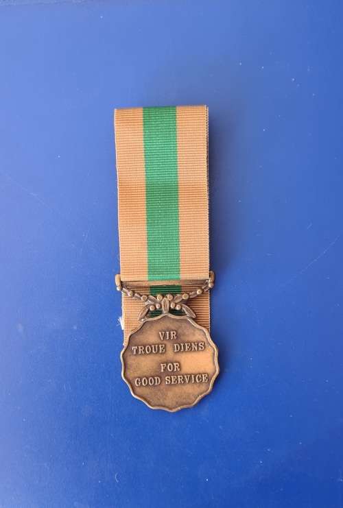 SADF - SA GOOD SERVICE MEDAL BRONZE (10 YR) - FULL SIZE