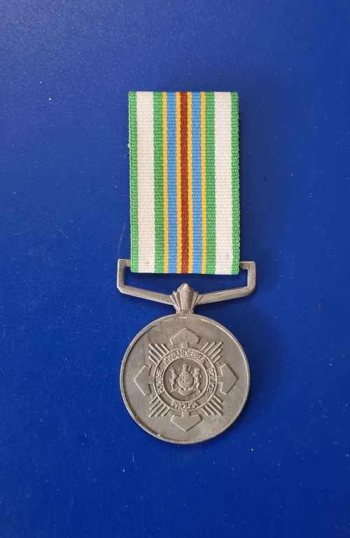 OTHER FORCES - KWANDEBELE POLICE - ESTABLISHMENT MEDAL ( SILVER) - FULL SIZE (SCARCE)
