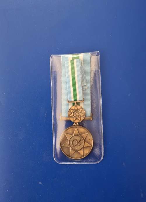 SADF - UNITAS MEDAL - FULL SIZE + MINIATURE