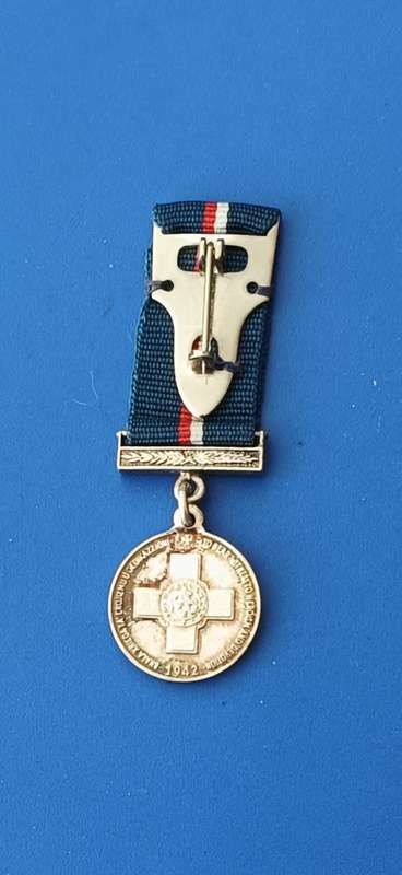 MALTA GEORGE CROSS - 50th ANNIVERSARY - MINIATURE (SCARCE)