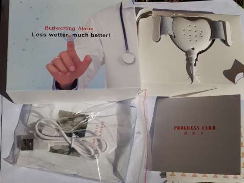 Rechargeable Bed Wetting ( Enuresis ) Alarm for Children and Adults