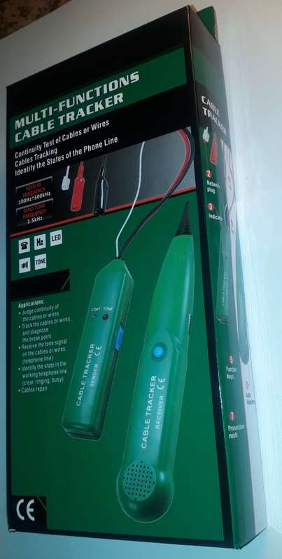Cable tracker / wire finder / wire tracer with continuity tester