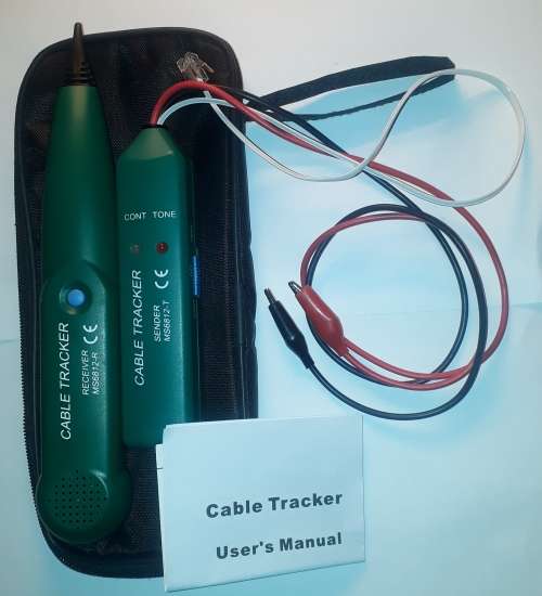 Cable tracker / wire finder / wire tracer with continuity tester