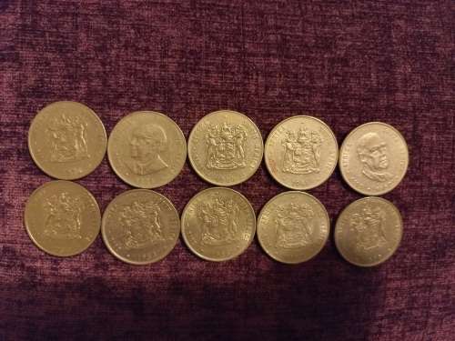 10 x SOLI DEO GLORIA SA R1 Nickel Various Dates Excellent condition