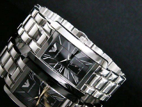 Emporio Armani Mens Watch AR0156 silver