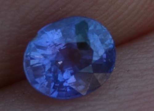 0.77ct Purplish blue Untreated Sapphire