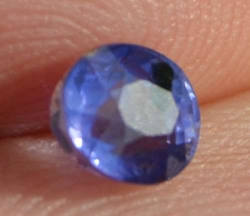 0.77ct Purplish blue Untreated Sapphire