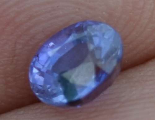 0.77ct Purplish blue Untreated Sapphire