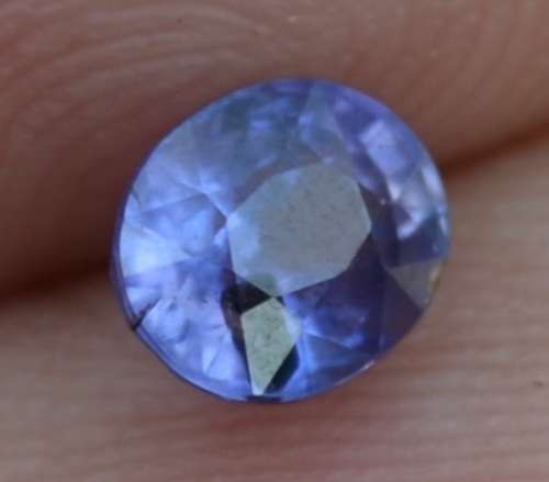 0.77ct Purplish blue Untreated Sapphire