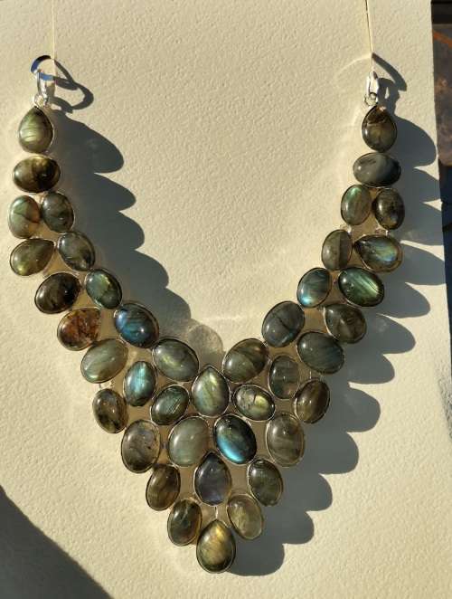 Sterling Silver labradorite Pendant.